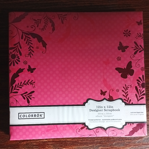 Colorbok 3 Scrapbooks Decorative Pattern Pages Protectors Sticker Set - Picture 2 of 16